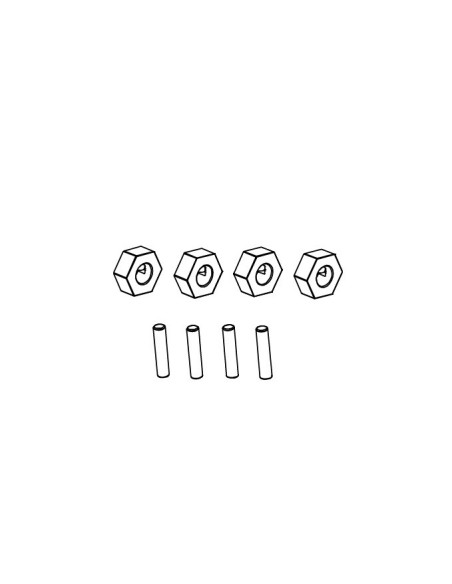 Wheel Hex Hubs (4)