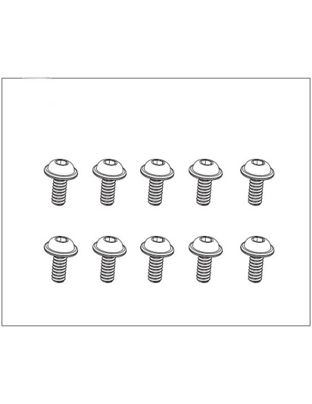 M2*4 Washered Round Head Screw (10)