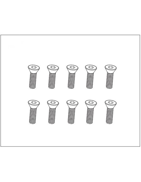 Countersunk Screw 2*6 (10)
