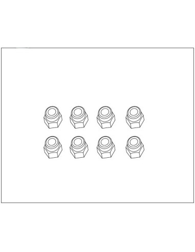 M2 Locking nut (8)