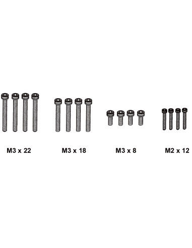 Cup Head Hex Screw M3*8-12-18-22 (16)
