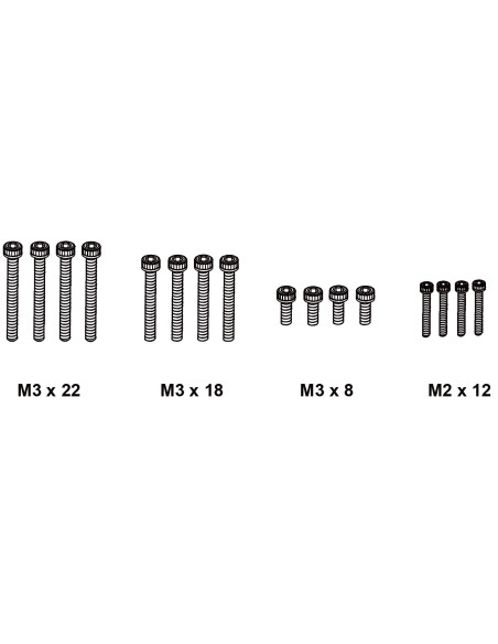 Cup Head Hex Screw M3*8-12-18-22 (16)