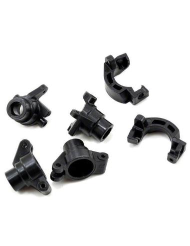 ECX214001 Spindle hub and carrier set: Ruckus y Torment 1/18