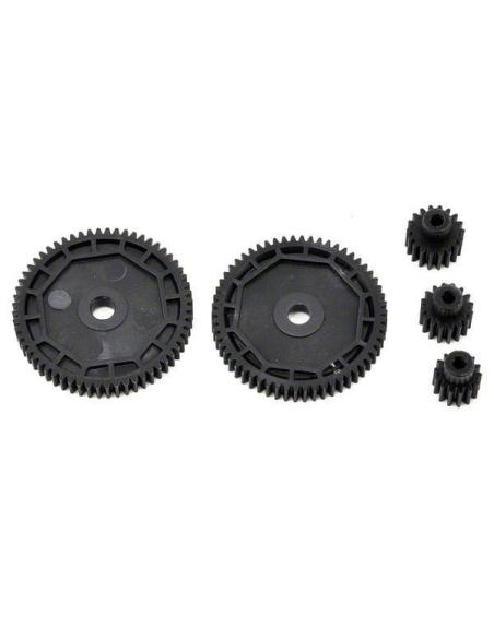 ECX212002 Pinion and spur gear set: Ruckus y Torment 1/18