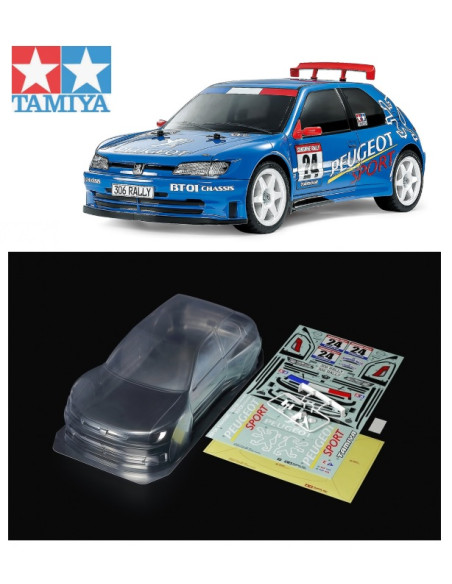 Carrocería Peugeot 306 Maxi 190mm 1/10 Tamiya