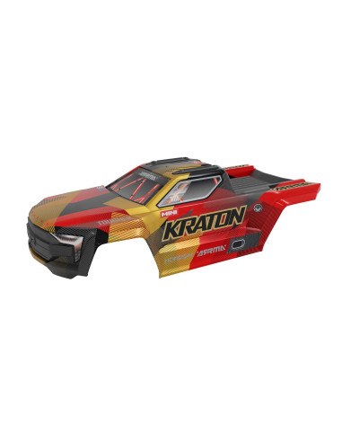 ARRMA MINI KRATON Body  Gold-Red