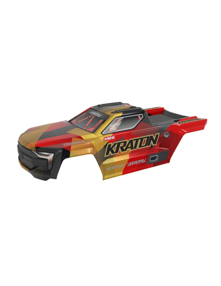 ARRMA MINI KRATON Body  Gold-Red