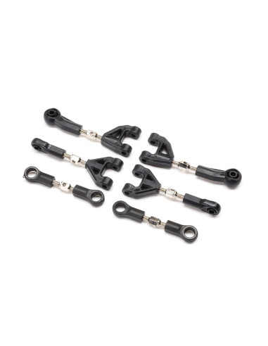 Losi Adjustable Camber & Steering Link Set: NASCAR