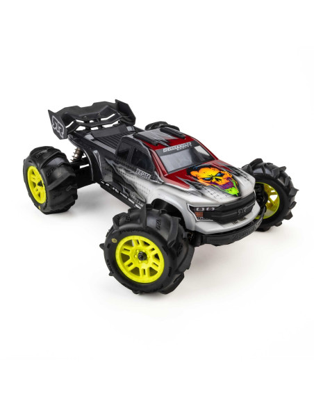 Pro-Line Racing 1-16 Dumont Front-Rear Paddle Tires Mounted 12mm Yellow Split Six (2): ARRMA MINI KRATON