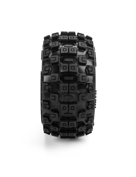 Pro-Line Racing 1-16 Badlands MX Front-Rear MT Tires Mounted 12mm White Split Six (2): ARRMA MINI KRATON