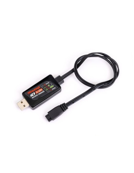 TRX9767 Cargador USB TRAXXAS iD Balance 2-cell 7.4 volt TRX4M