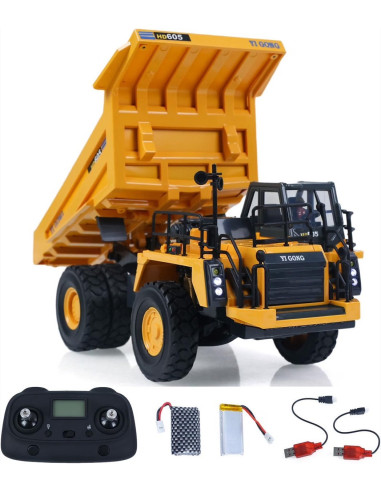 1:50 RC Road Dump Truck die-cast RTR