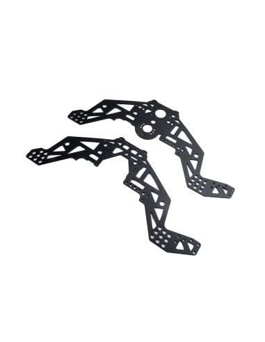 Losi Chassis Plate Set V3  Black: Mini LMT...