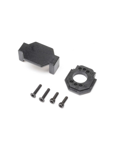 Losi Servo & Motor Plate (17-19t) Set: NASCAR