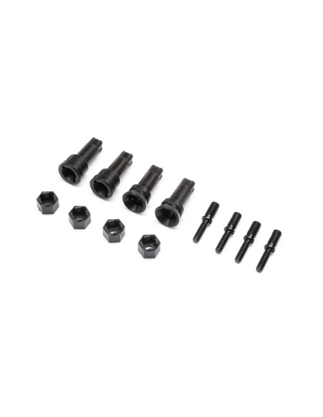 Losi Wheel Axle & Hex Set: NASCAR