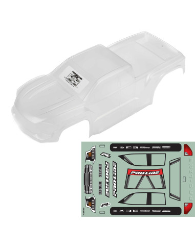 Pro-Line Racing 1-16 Pre-Cut Brute Clear Body:...