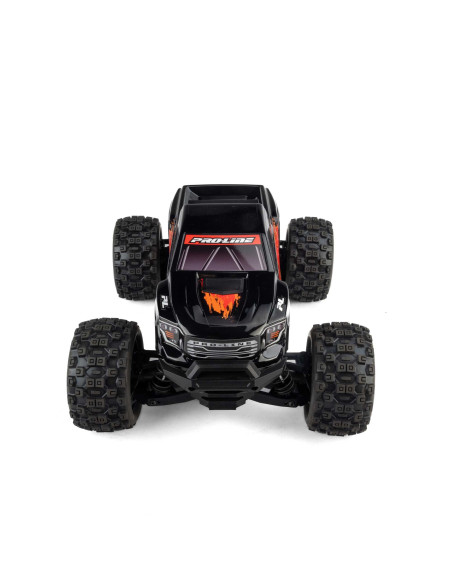 Pro-Line Racing 1-16 Pre-Cut Truck Body Tough Color Black: Traxxas Mini Maxx