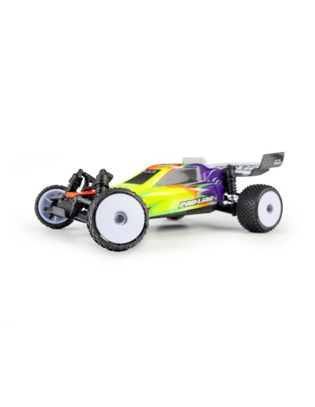 Pro-Line Racing 1-24 Wedge Front and Prism Rear Carpet Tires Mounted 7mm  White (4): Losi Micro-B