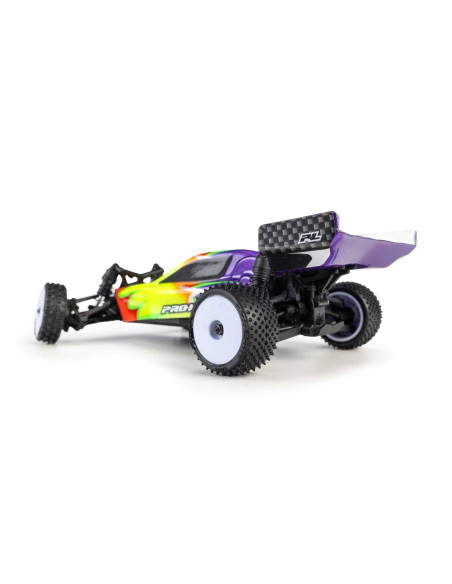 Pro-Line Racing 1-24 Wedge Front and Prism Rear Carpet Tires Mounted 7mm  White (4): Losi Micro-B