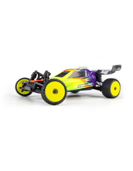 Pro-Line Racing 1-24 Wedge Front and Prism Rear Carpet Tires Mounted 7mm  Yellow (4): Losi Micro-B