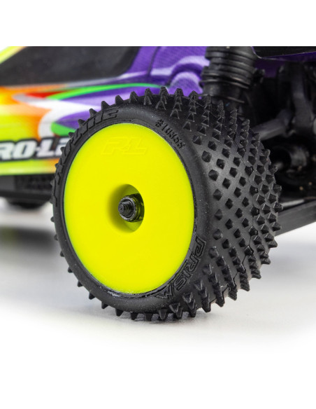 Pro-Line Racing 1-24 Wedge Front and Prism Rear Carpet Tires Mounted 7mm  Yellow (4): Losi Micro-B