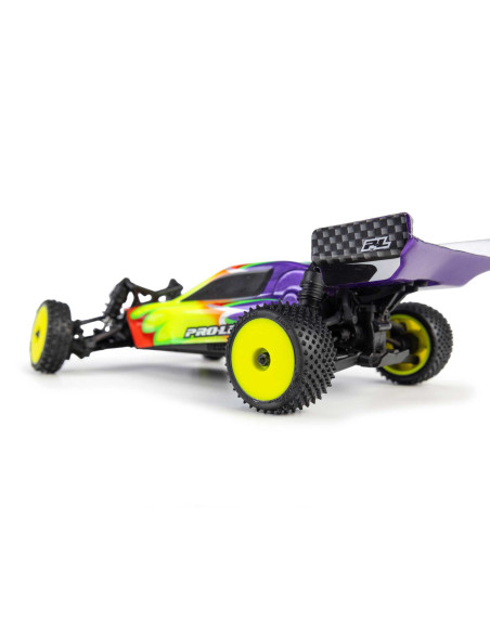 Pro-Line Racing 1-24 Wedge Front and Prism Rear Carpet Tires Mounted 7mm  Yellow (4): Losi Micro-B