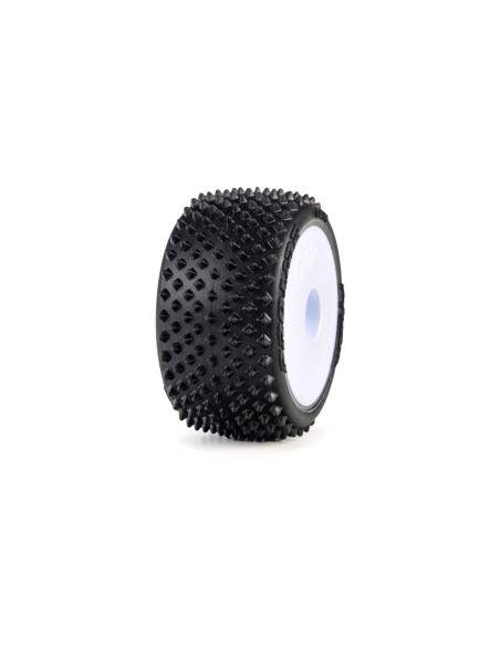Pro-Line Racing 1-28 Prism Front-Rear Carpet Tires Mounted 7mm  White (4): Losi Micro-T