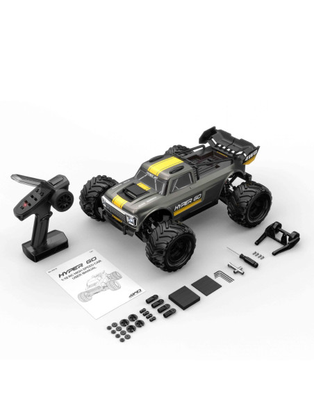 MJX Hyper GO 10210 Truck 1/10 Brushless 4WD RTR Gris