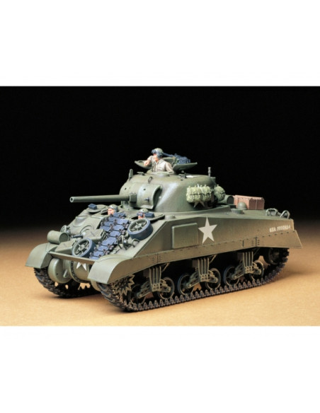 Maqueta Mitl estadounidense. Pz. M4 Sherman Fruh. 1/35 Tamiya
