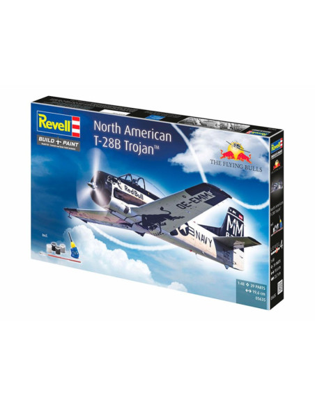 Avión Flying Bulls T-28B Trojan Build-Paint 1/48 Revell