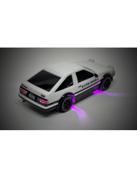 1:43 4WD Drift-Race Car AE86 TRUEND RTR - white