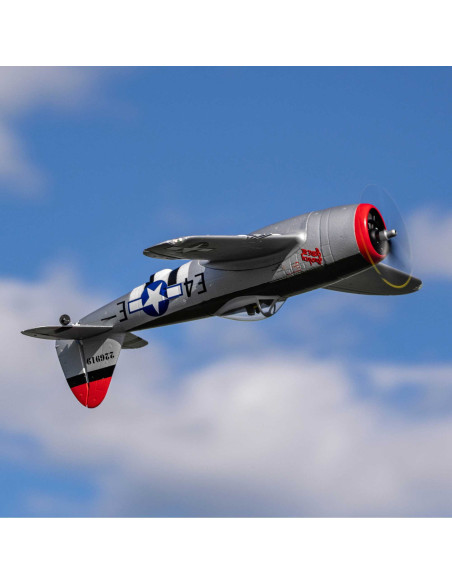 E-flite Micro P-47 Thunderbolt 625mm BNF Basic with AS3X+ and SAFE Select