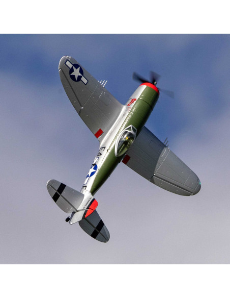 E-flite Micro P-47 Thunderbolt 625mm BNF Basic with AS3X+ and SAFE Select
