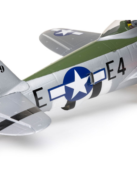 E-flite Micro P-47 Thunderbolt 625mm BNF Basic with AS3X+ and SAFE Select