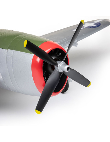 E-flite Micro P-47 Thunderbolt 625mm BNF Basic with AS3X+ and SAFE Select