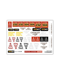 Dakar Mini Sticker Set 1/18...