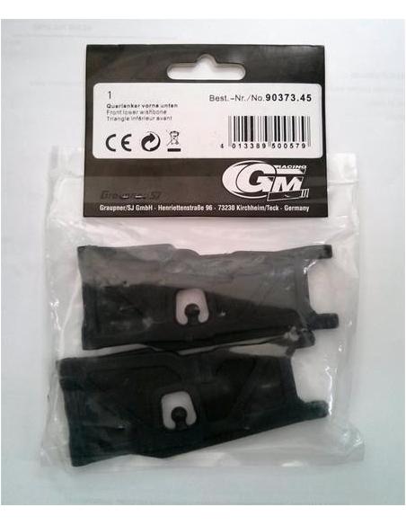 90373.45 Trapecios delanteros para Truggy eléctrico WP THUNDERSHOT 4WD 1/10