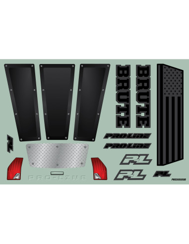 Pro-Line Racing 1-10 Brute Clear Body: Rock...