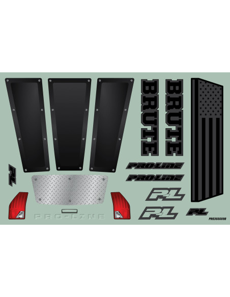 Pro-Line Racing 1-10 Brute Clear Body: Rock Crawler