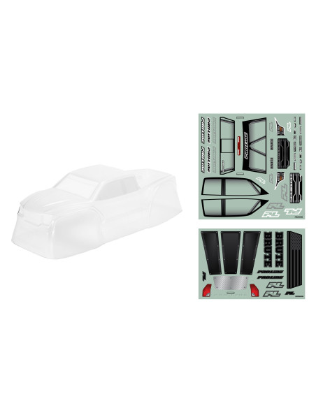 Pro-Line Racing 1-10 Brute Clear Body: Rock Crawler