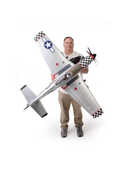 E-flite P-51D Mustang "Big Beautiful Doll" 1.5m BNF Basic with AS3X+ and SAFE Select