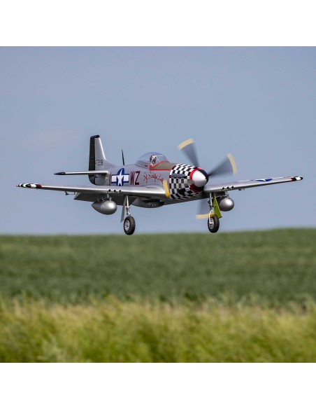 E-flite P-51D Mustang "Big Beautiful Doll" 1.5m BNF Basic with AS3X+ and SAFE Select