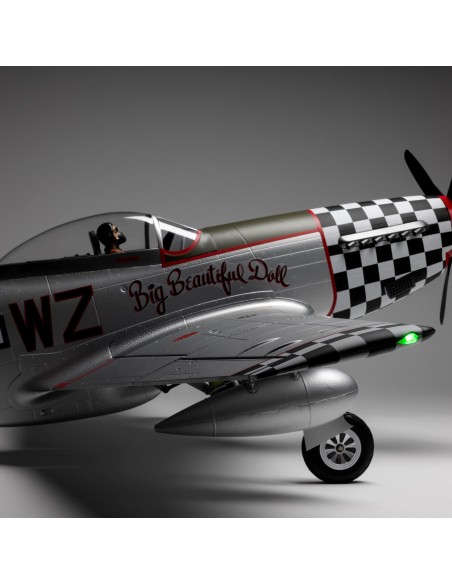 E-flite P-51D Mustang "Big Beautiful Doll" 1.5m BNF Basic with AS3X+ and SAFE Select