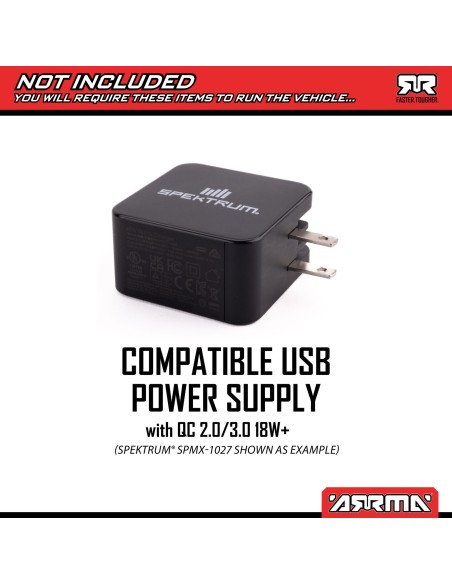 ARRMA 1-12 INFRACTION GROM 3S 4X4 Ready-To-Run Brushless All-Road Street Bash (Battery & Charger Included) ARRMA 1-12 IN