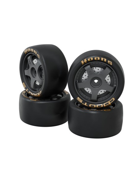 ARRMA dBoots Hoons 28-055 1.65 Gold 5-Spoke  12mm Hex (4pcs)