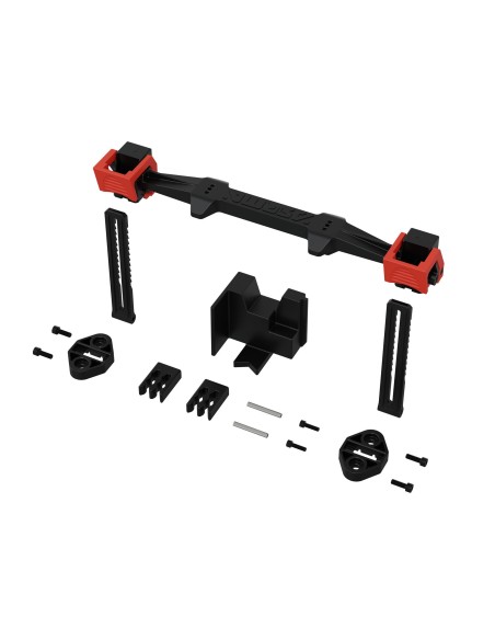 ARRMA Ratchet Battery Mounting Set  Red