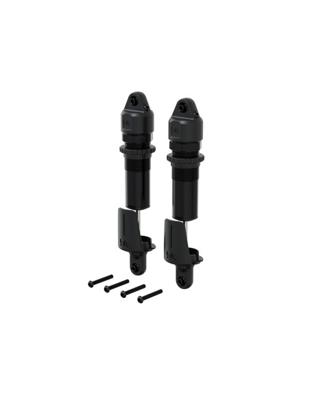 ARRMA Shock Set (Rear)  Alloy  15mm Bore  153.5mm Length  4x1.9mm Piston  1300cSt Oil  Black