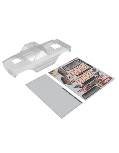 ARRMA 1-8 QUAKE 4S Brushless Clear Trimmed Body
