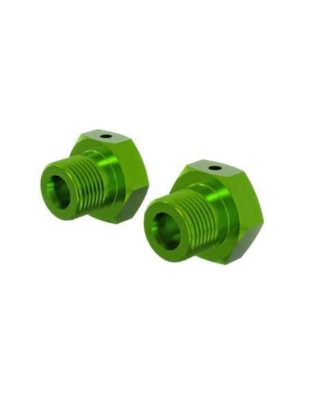 ARRMA Wheel Hex 17mm  Anodized Aluminum (2pcs)  Green