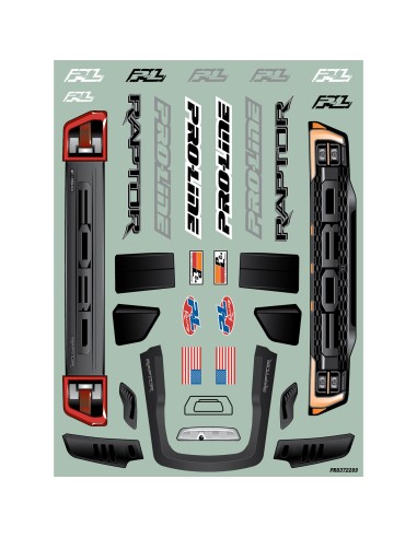 Pro-Line Racing 1-8 Pre-Cut 2022 Ford Raptor...